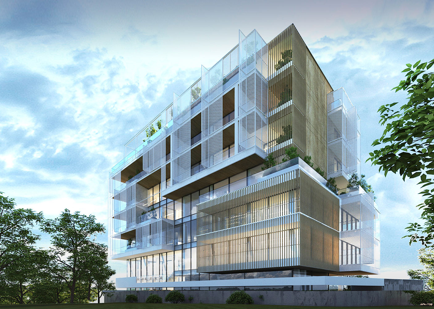 Vedere de ansamblu a proiectului, de aproape – Seaside Residence, Constanța