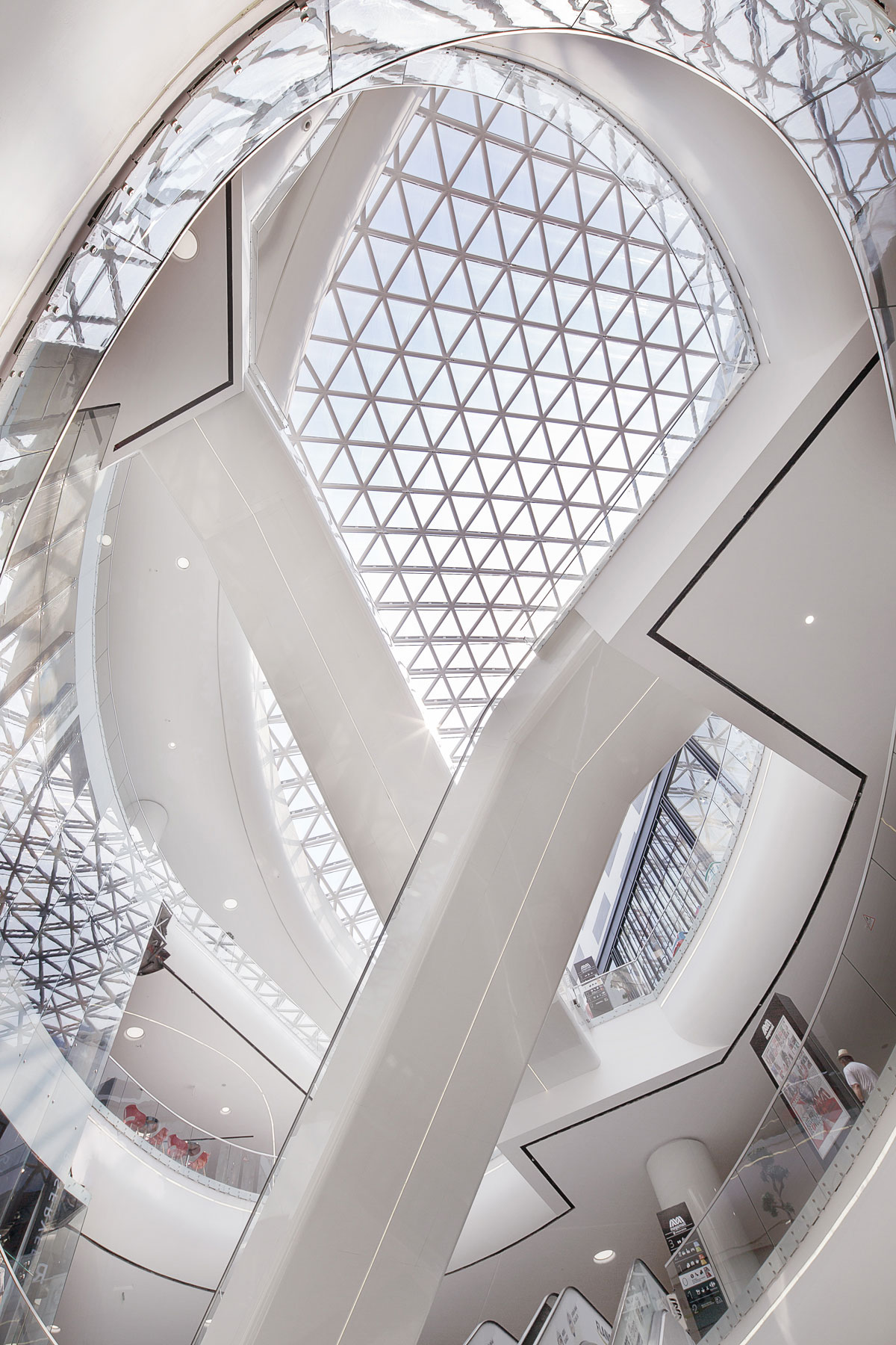 Vedere de ansamblu a mall-ului – MegaMall, București