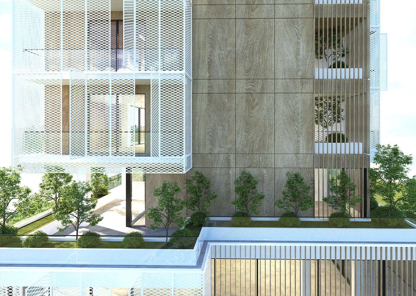 Detaliu arhitectural – Seaside Residence, Constanța