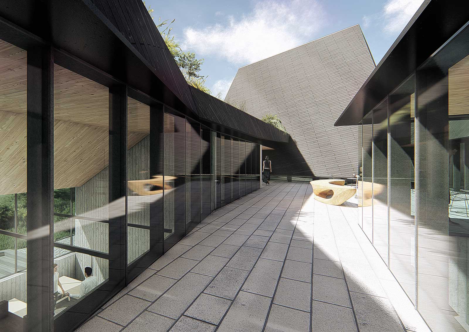 Zona muzeului, plan apropiat – Pavilion Muzeul Satului Sighetu Marmatiei, Sighetu Marmatiei