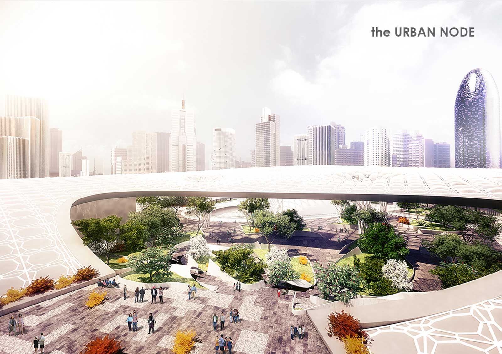 Detaliu al soluției propuse – urban NODE, Beijing, CHINA