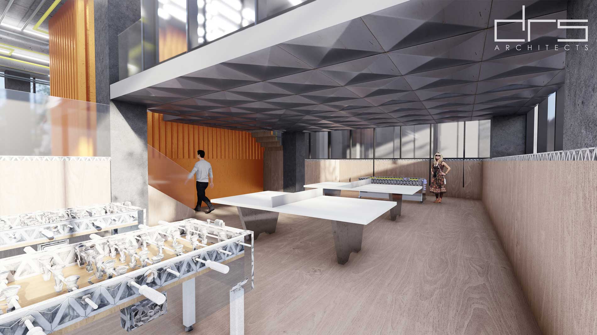 Detaliu de amenajare – Unique Student Housing, București