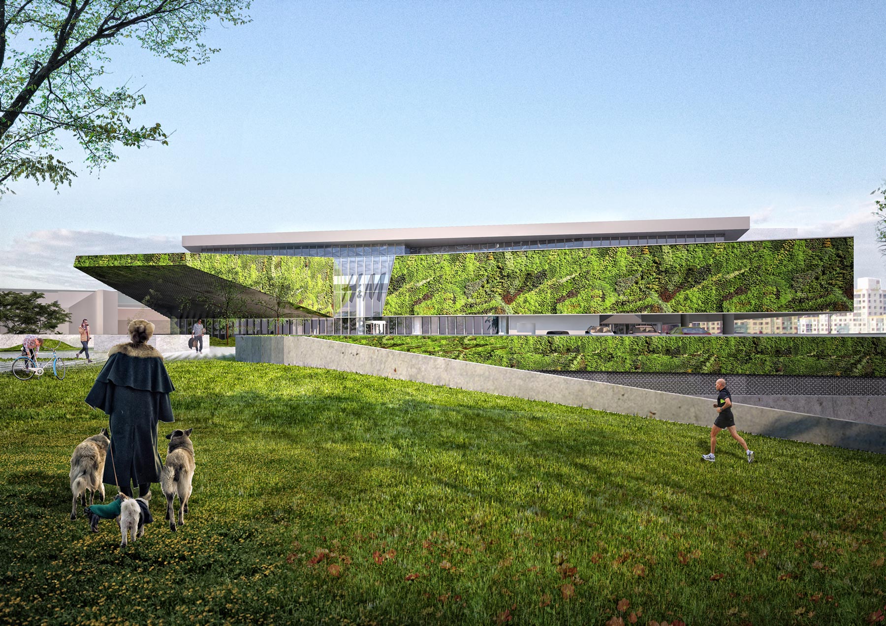 Detaliu de amenajare comercială, varianta 3 – Extindere City Park Mall Constanta, Constanța