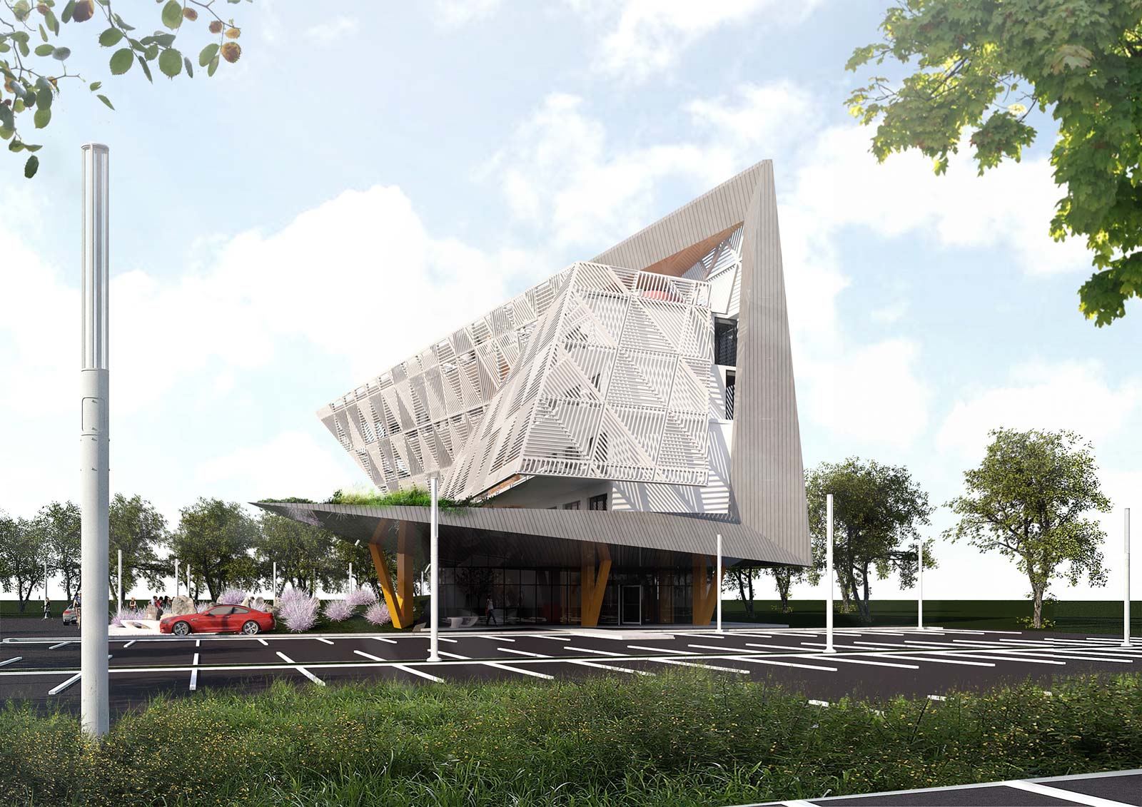 Spațiu interior al proiectului de ospitalitate – Tuzla Airdrome Hotel, Tuzla-Constanța