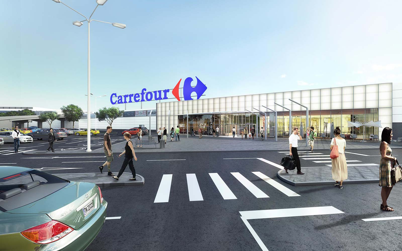 Perspectivă asupra atriumului – Timișoara Shopping City, Timișoara
