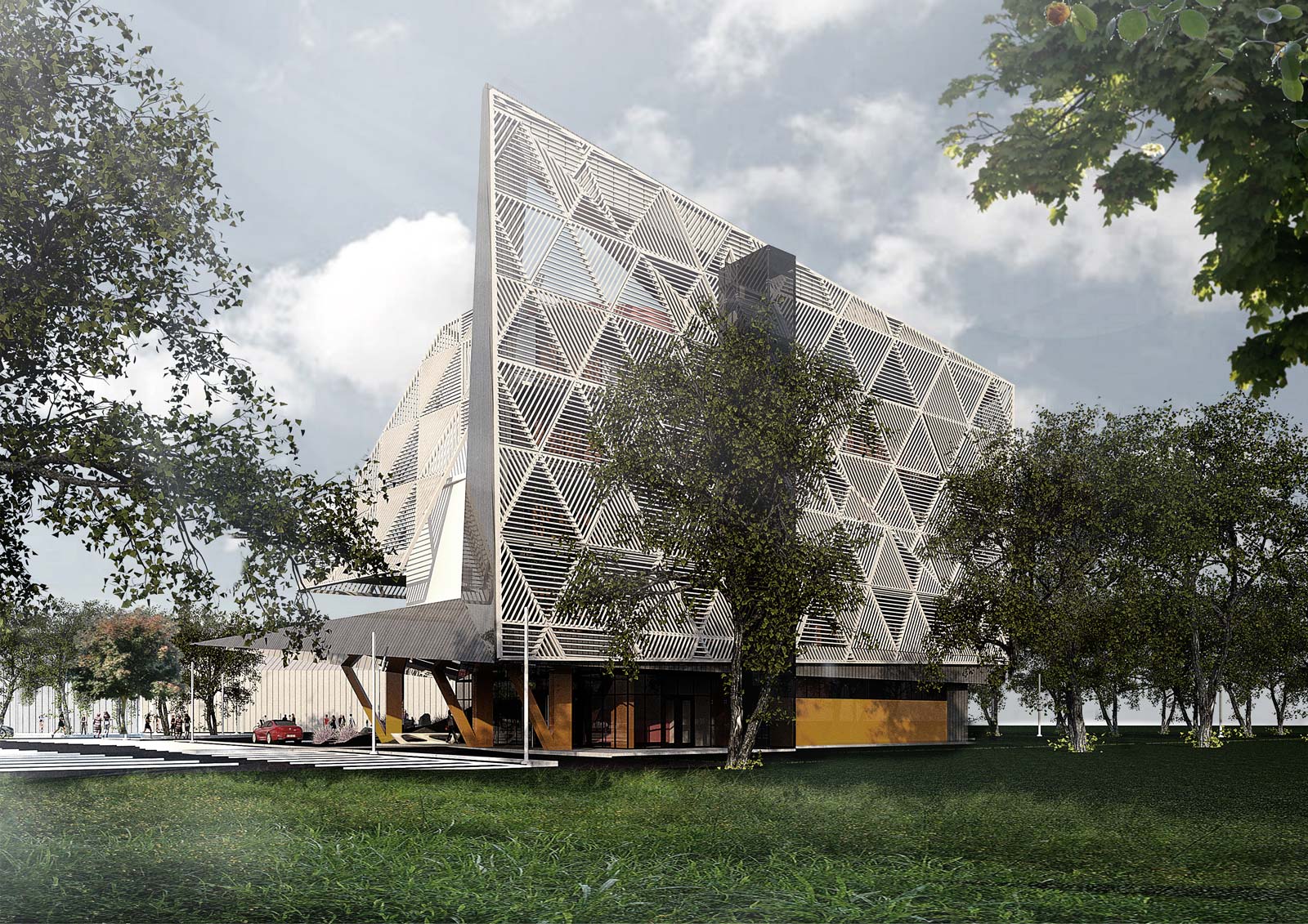 Perspectivă asupra spațiilor comune – Tuzla Airdrome Hotel, Tuzla-Constanța