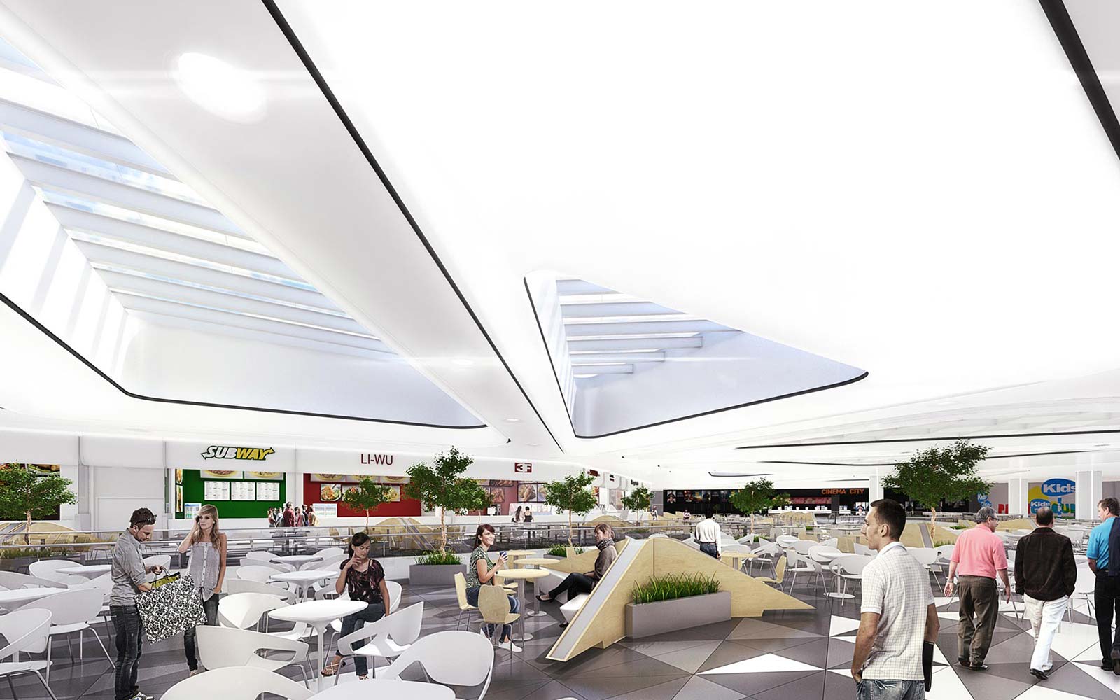 Zonă de circulație și galerii comerciale – Timișoara Shopping City, Timișoara