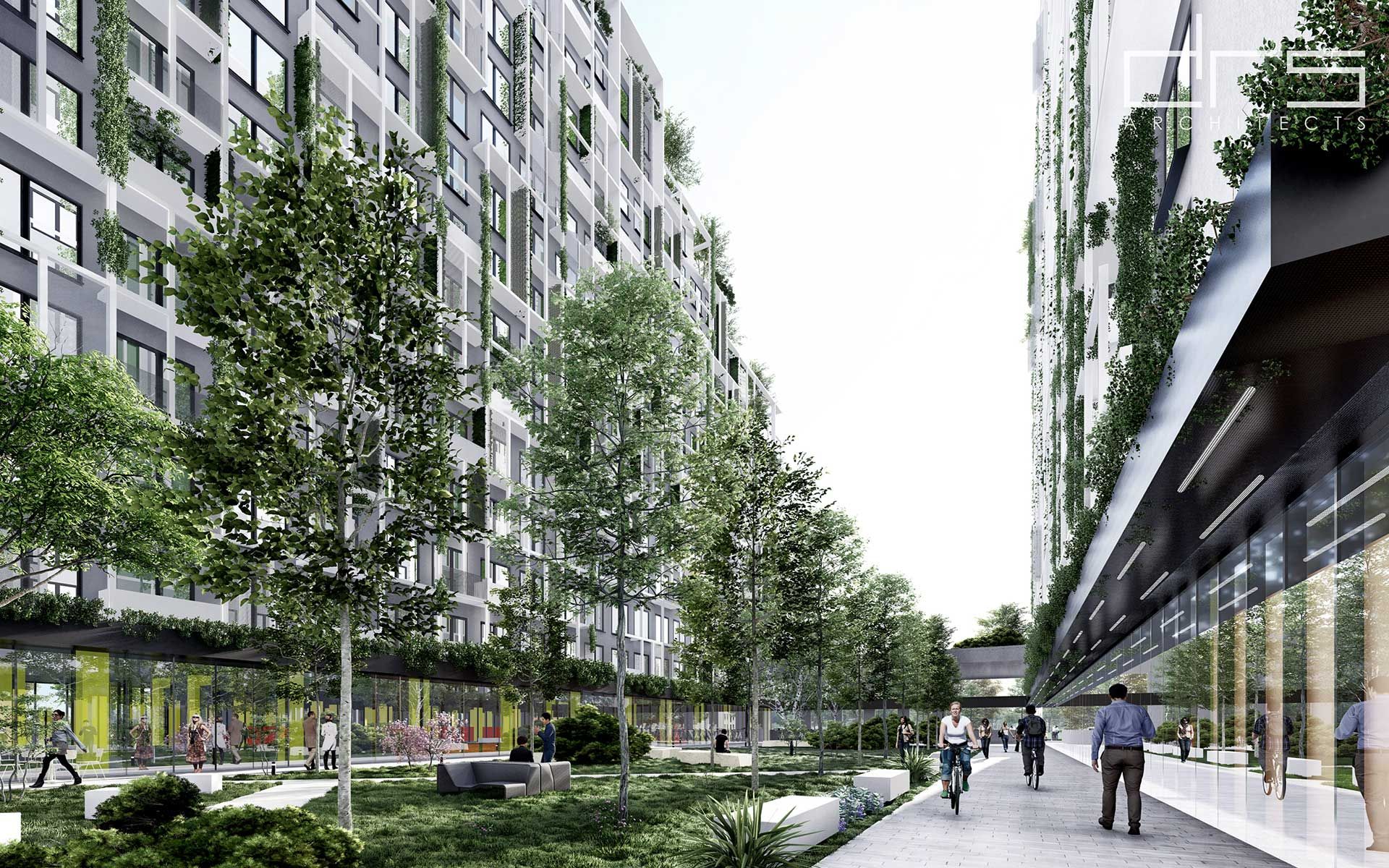 Zonă de recepție și primire, de aproape – Unique Student Housing, București