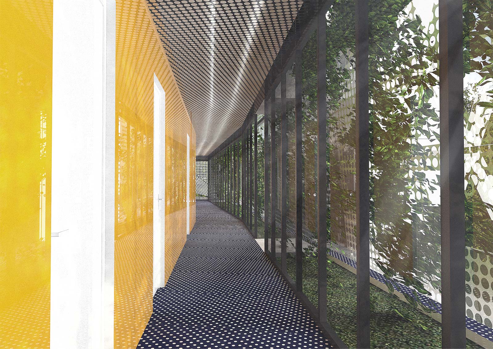 Spațiu interior al proiectului de ospitalitate, de aproape – Tuzla Airdrome Hotel, Tuzla-Constanța