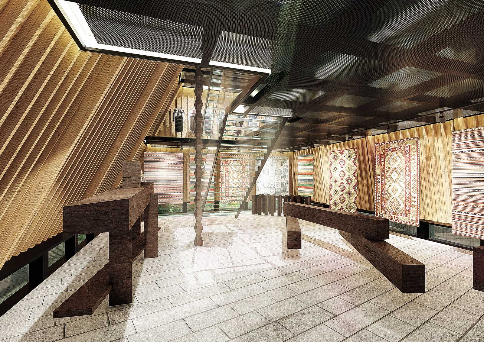 Zona muzeului, altă perspectivă – Pavilion Muzeul Satului Sighetu Marmatiei, Sighetu Marmatiei