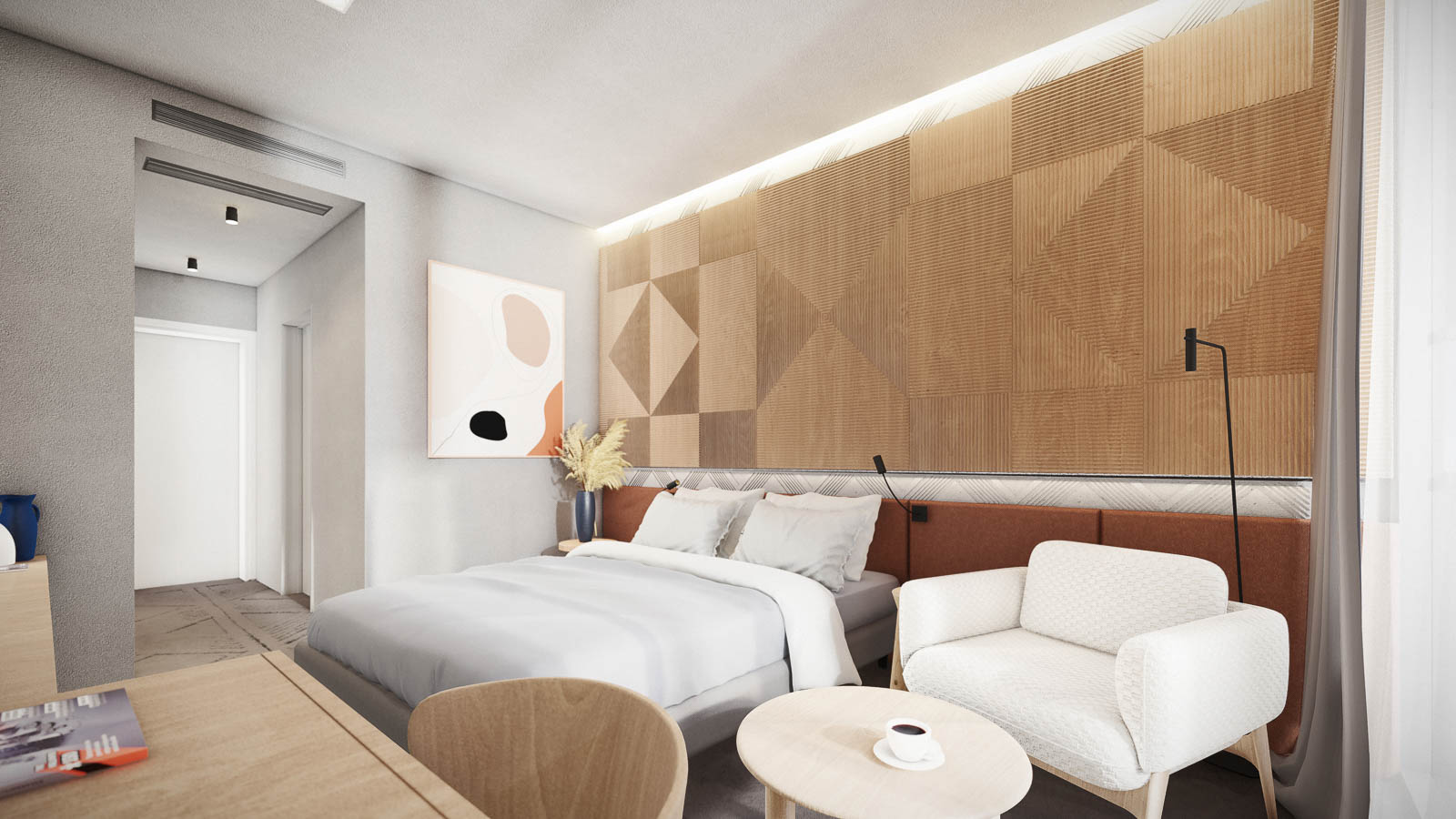 Spațiu interior al proiectului de ospitalitate – Hotel Mercure Bacău, Bacău