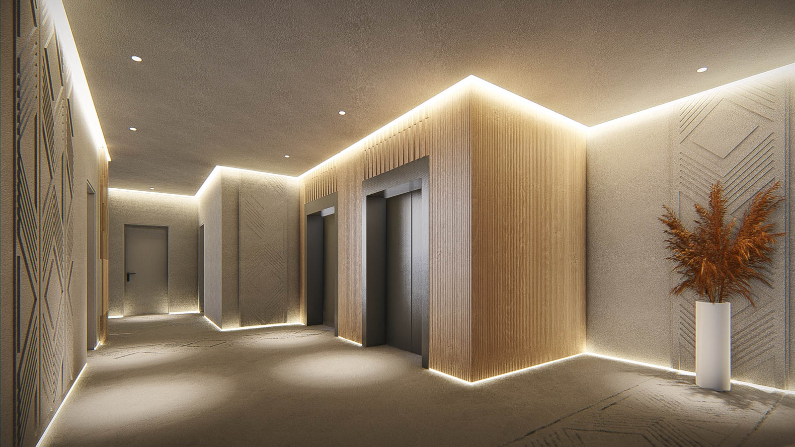 Perspectivă asupra spațiilor comune – Hotel Mercure Bacău, Bacău
