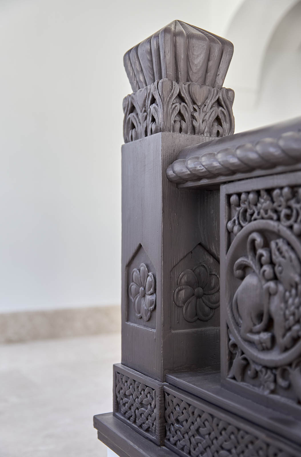 Perspectivă asupra spațiului, detaliu – Rosenthal House, București