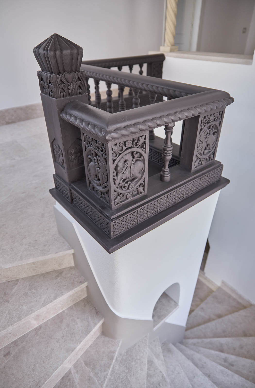 Vedere de ansamblu a proiectului, detaliu – Rosenthal House, București
