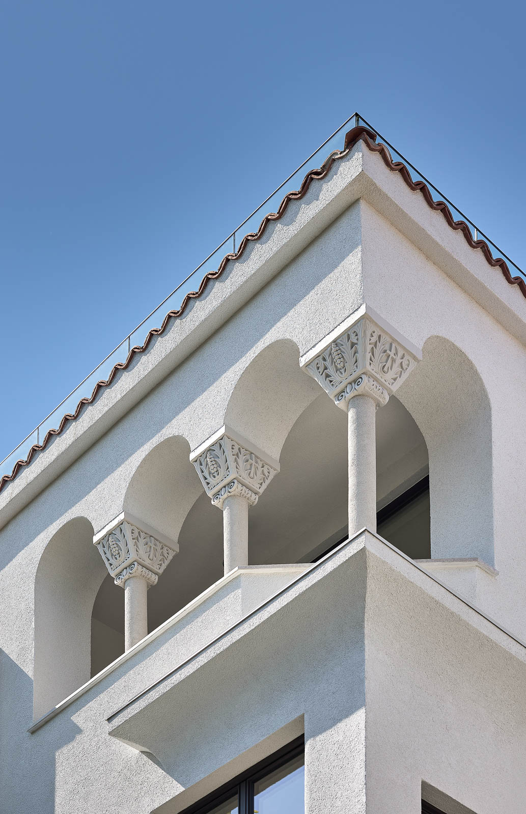Perspectivă asupra spațiului, plan apropiat – Rosenthal House, București