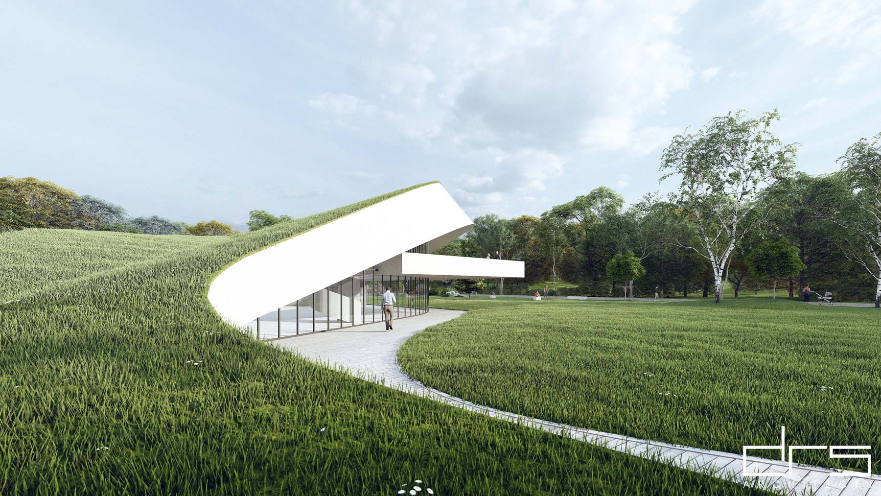 Perspectivă asupra spațiului – Pavilion Cultural, București