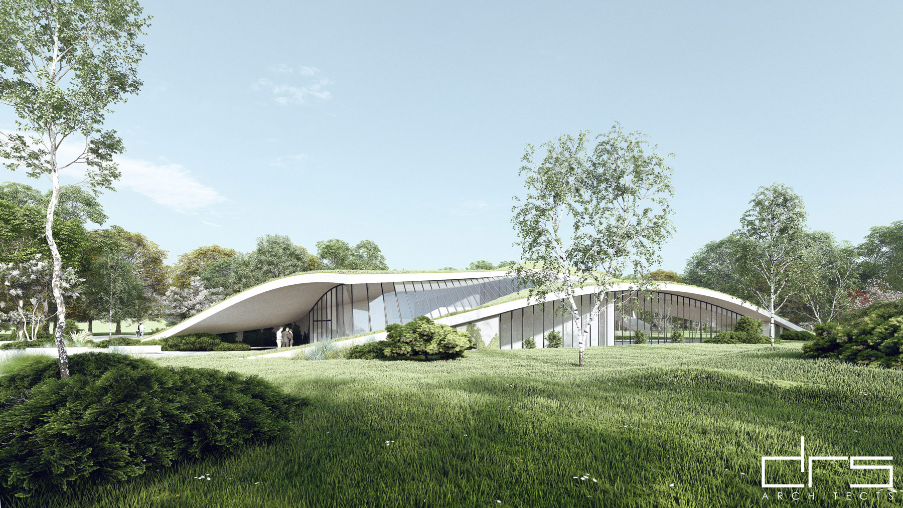 Vedere de ansamblu a proiectului – Pavilion Cultural, București