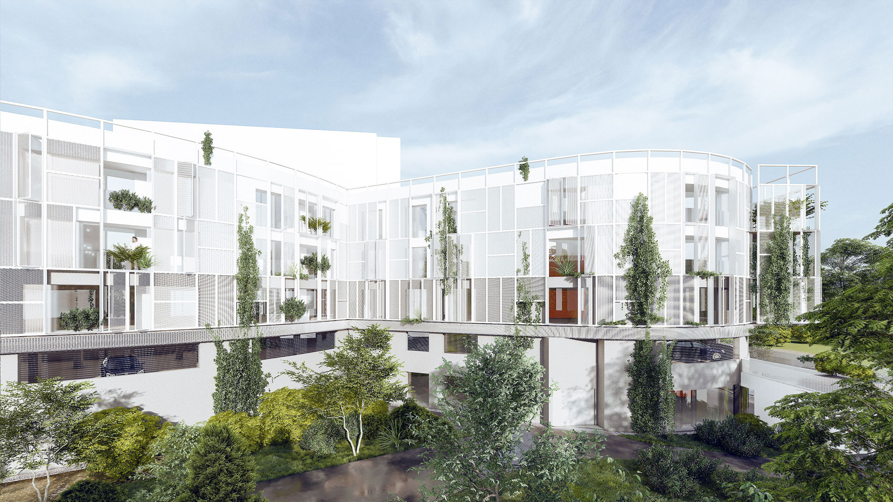 Spațiu interior al proiectului de ospitalitate, de aproape – Green Aparthotel, Slatina