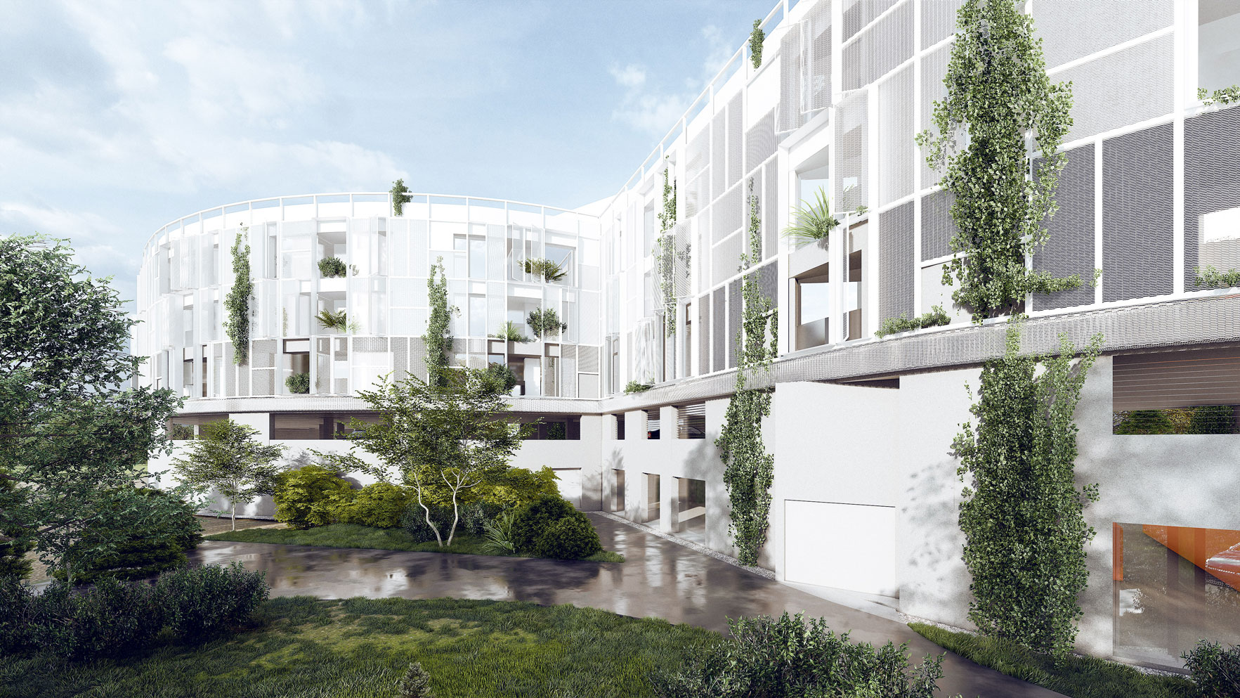Zonă de recepție și primire, de aproape – Green Aparthotel, Slatina