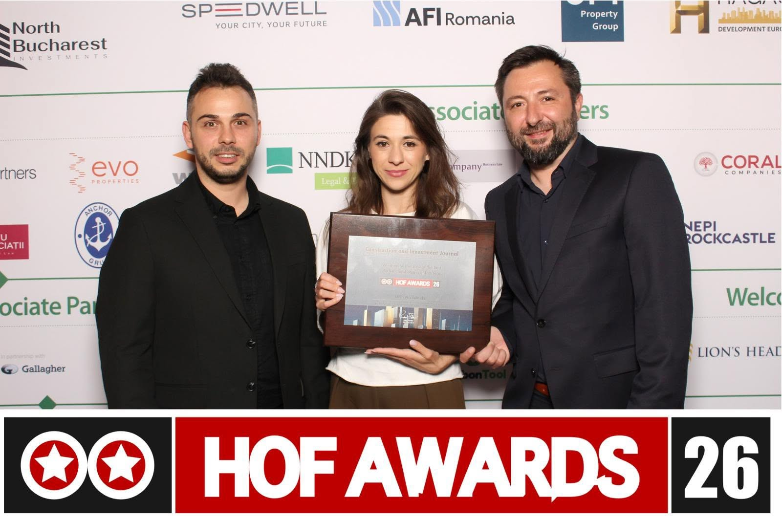 DRS-Architects câștigă premiul Best of the Best Architectural Studio of the Year la HOF Awards